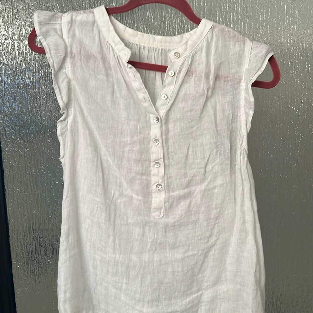 Bella Dahl linen top S